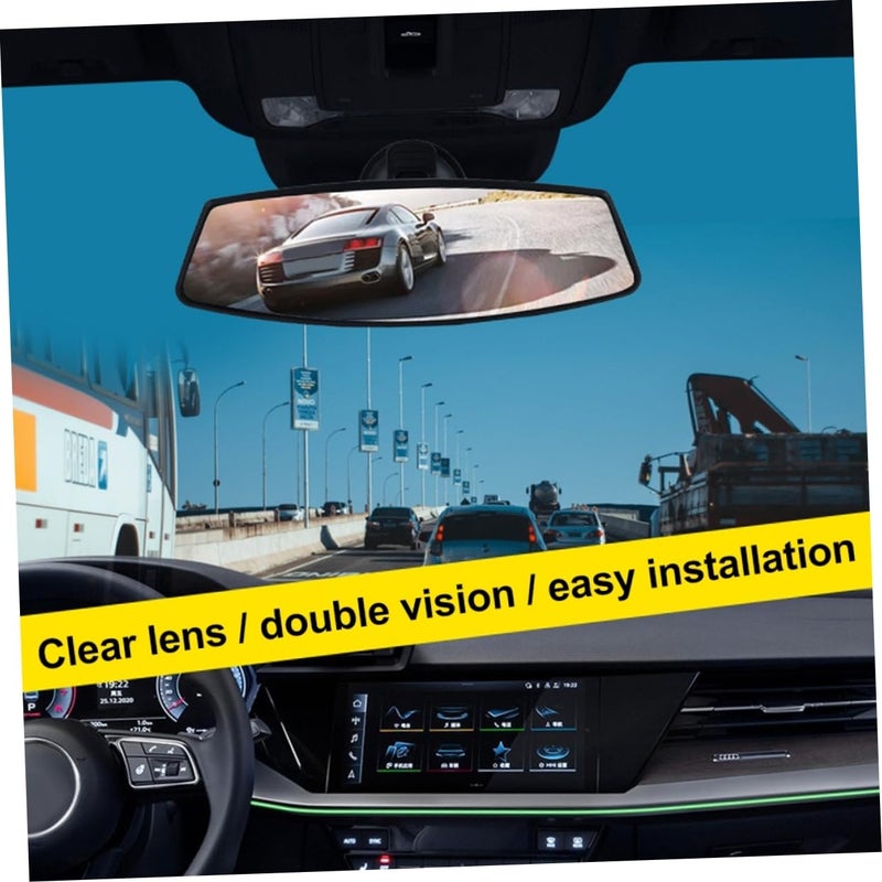 Cabilock Large Interior Car Rear View Mirror for Enhanced Driving Visibility Easy Replacement - Image 4