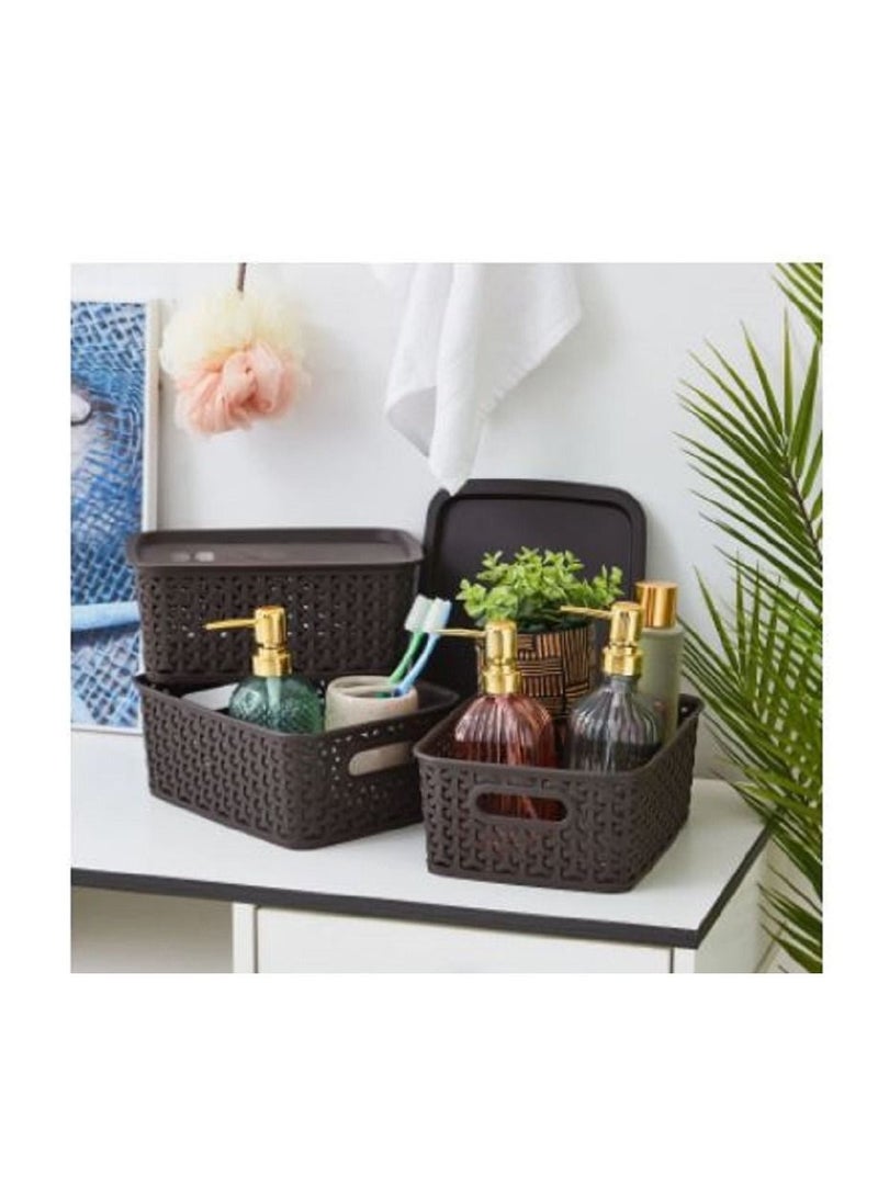 Home Box Spectra 6 Piece Basket with Lids - Image 2