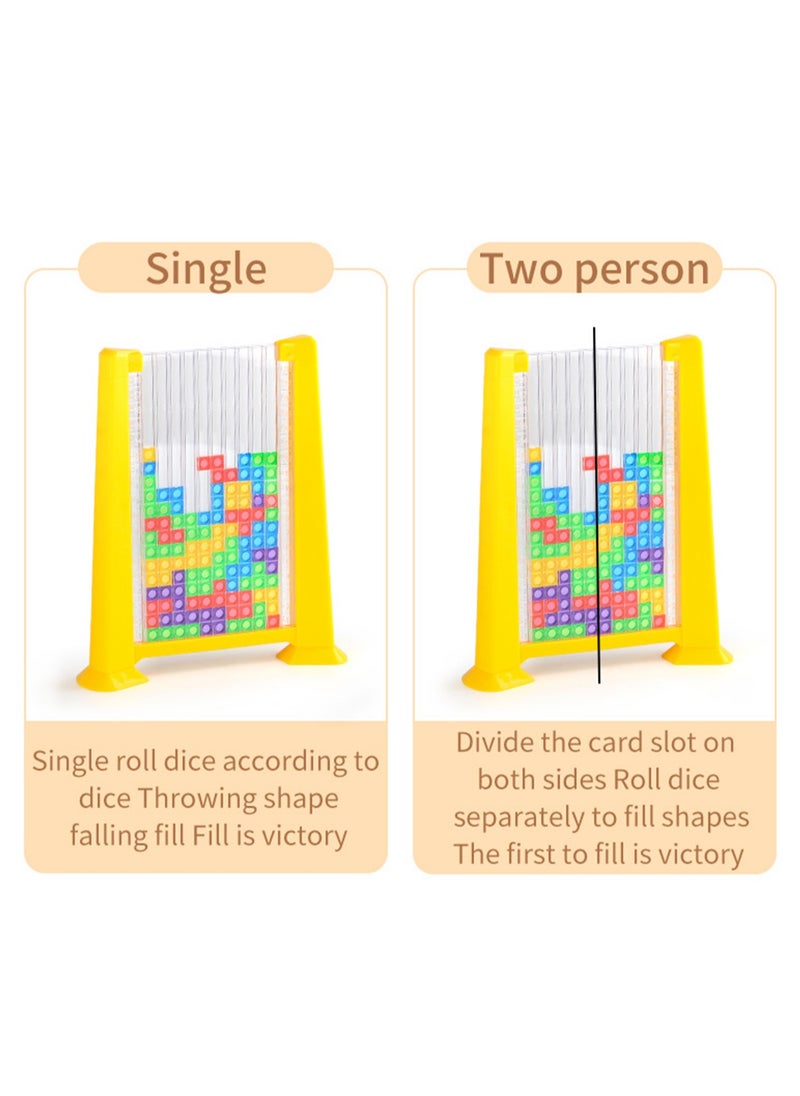 null - Educational Tetris Block Variety Block Puzzle Tabletop Game Intelligence Clearance Toy (2143 Tetris Puzzle Red Color Box) - Image 1