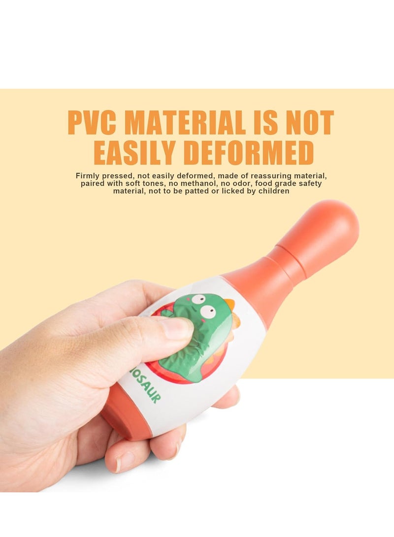 SYOSI طقم بولينغ أطفال طقم بولينغ تعليمي صغير ألعاب داخلية وخارجية للعائلات لعبة تعليمية طقم بولينغ صغير مع 6 دعامات بولينغ و 2 كرة للأولاد والبنات - Image 3