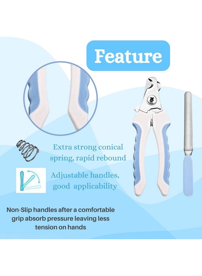 مجموعة العناية بالحيوانات الأليفة 4 في 1 تتكون من مقص أظافر، ومشط بيضاوي، وقفاز يد ترو تاتش، وفرشاة أسنان مكونة من 3 قطع (قد يختلف اللون) | مناسبة للكلاب والجراء والقطط - Image 4