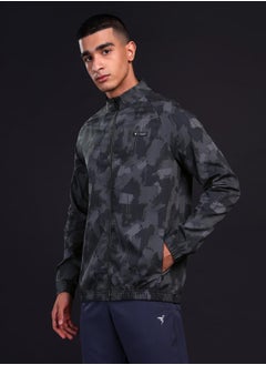 Technosport Men Printed Mock Neck Slim Fit Jacket with TS FLEXI  - Image 2