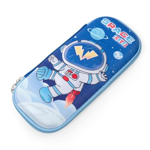 Xpandio 3D Space Pencil Pouch for Boys - Multipurpose Zipper Pencil Pouch, Pencil Box for Child, Pencil Case for Children, Return Gifts for Child, Pencil Case for School Boys and Girls (Space Travel) - Image 1