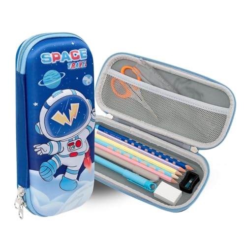Xpandio 3D Space Pencil Pouch for Boys - Multipurpose Zipper Pencil Pouch, Pencil Box for Child, Pencil Case for Children, Return Gifts for Child, Pencil Case for School Boys and Girls (Space Travel) - Image 4