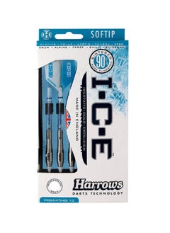 Harrows Ice Dartboard Pin 3 Pcs Set 22 Gram  - Image 1