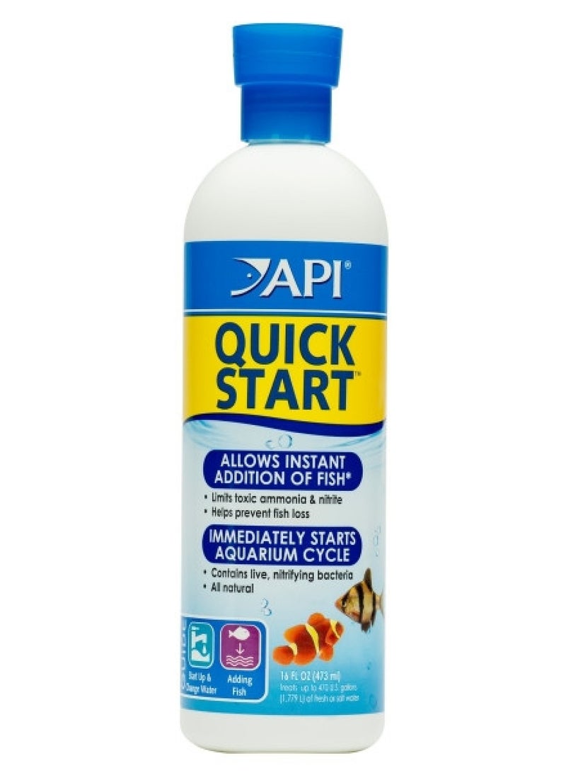 ايه بي آي API Quick Start 16 أونصة - بكتيريا النترتة لدورة أحواض السمك