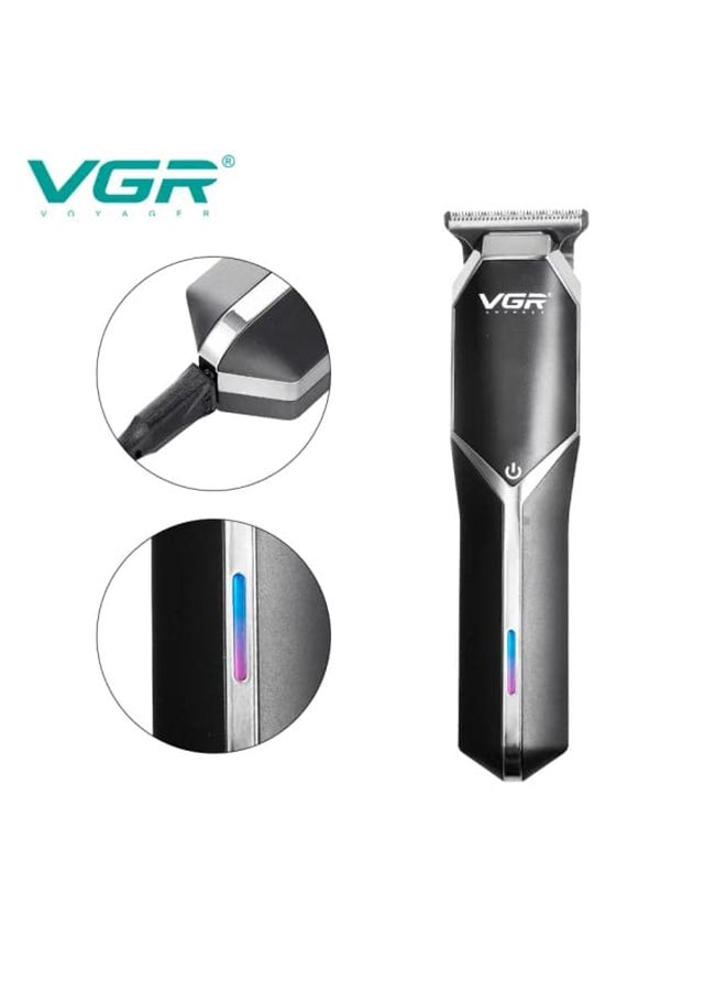 في جي آر ماكينة تشذيب الشعر وتدريجه V-930 الاحترافية قابلة للشحن وبإضاءة LED متعدد الألوان - Image 4