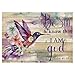 Larkipuzz Religious Hummingbird Puzzles for Adults 1000 Pieces Bird Flower Christian Bible Jesus Jigsaw Puzzle Inspirational Scripture Catholic Floral Puzzle - Image 4