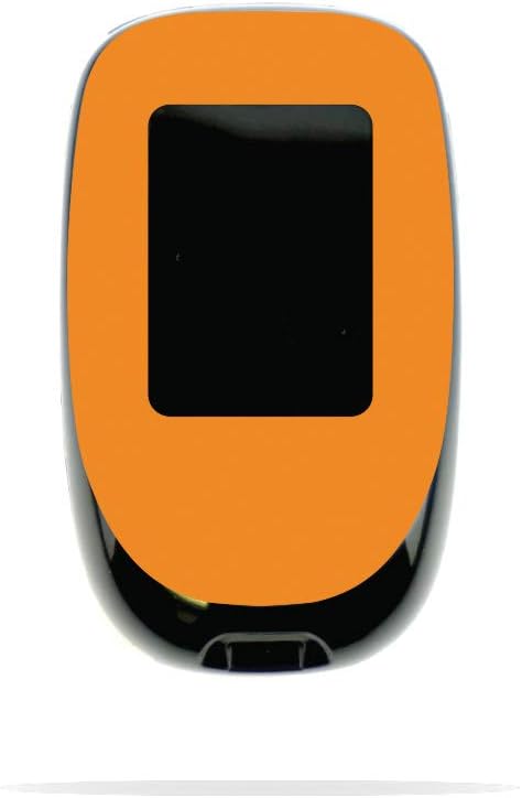 MightySkins Skin Compatible with Accu-Chek Nano - Solid Orange | Protective, Durable, and Unique Vinyl Decal wrap Cover | Easy to Apply, Remove, and Change Styles | Made in The USA
