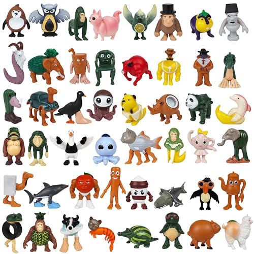 Mushplushies دمى موشبلوشي 48 قطعة إيطالية دماغ مسروق ألعاب دماغ مسروق 18 ترالاليرو ترالا شخصية أكشن تونغ تونغ تونغ دمية سحور زينة عيد ميلاد للأطفال هدايا حفلات - Image 1
