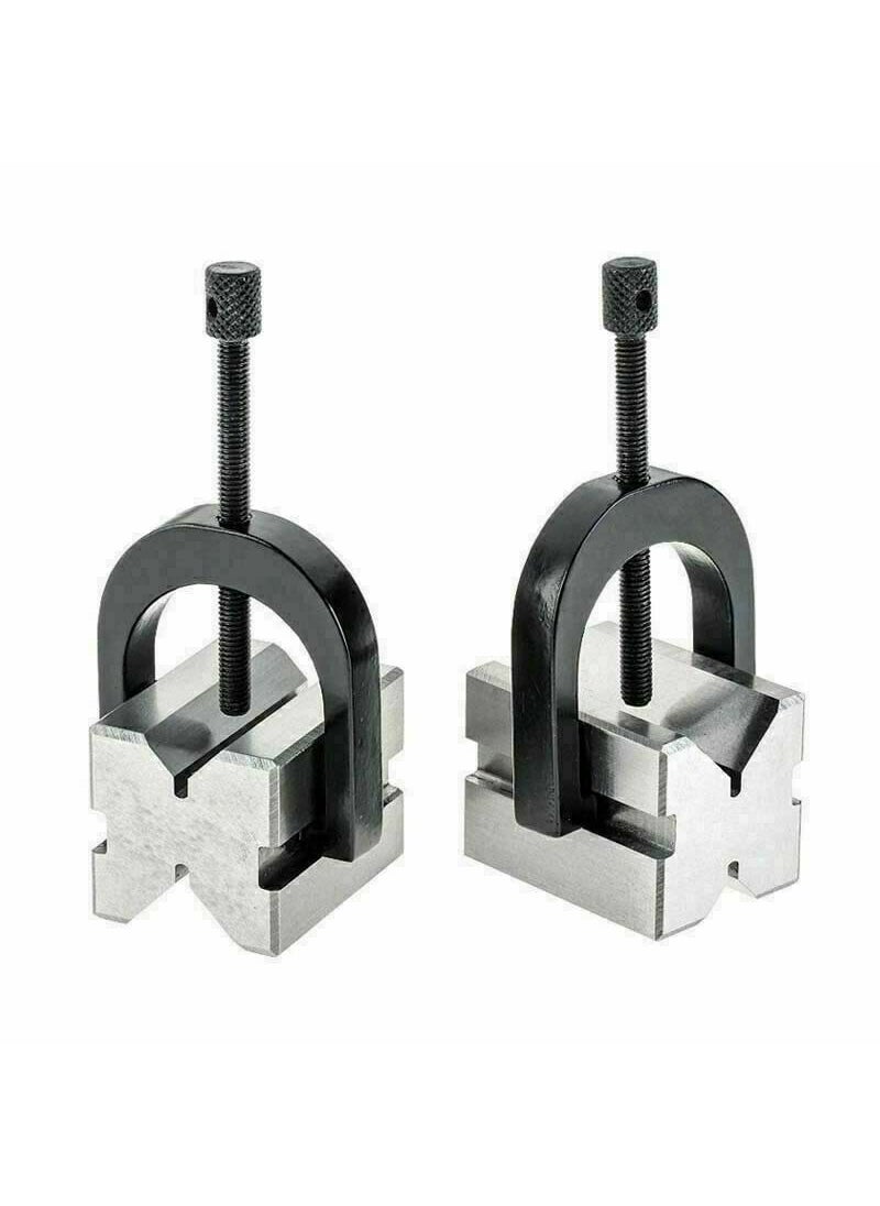 Precision Engineers Vee Blocks Clamp Set V Block Matched Pair 158 x 114