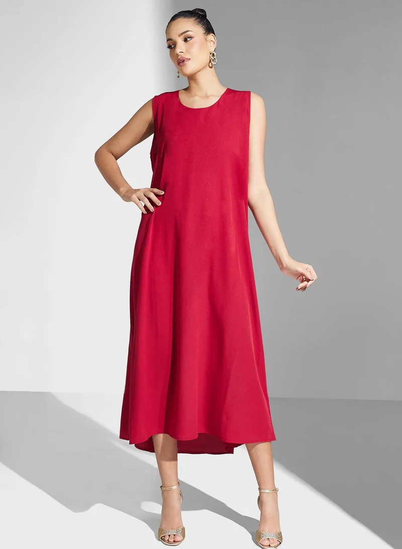 Yaser albik Draped Embellished Dress