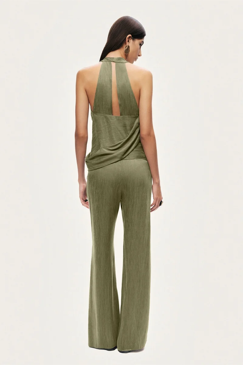 Nocturne  Asymmetric Halter Wrap Top for Women | Best Price UAE