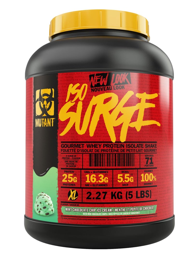 Mutant ISO SURGE - Mint Chocolate Chip Ice Cream -  2.27 kg (5 lbs)