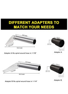 Oasisgalore Carpet Cleaning Vac Extractor Attachment-Tool - Cleaning Vacuum Clear Upholstery Car Detailing Turn Vac into an Extractor （Small）  - Image 2