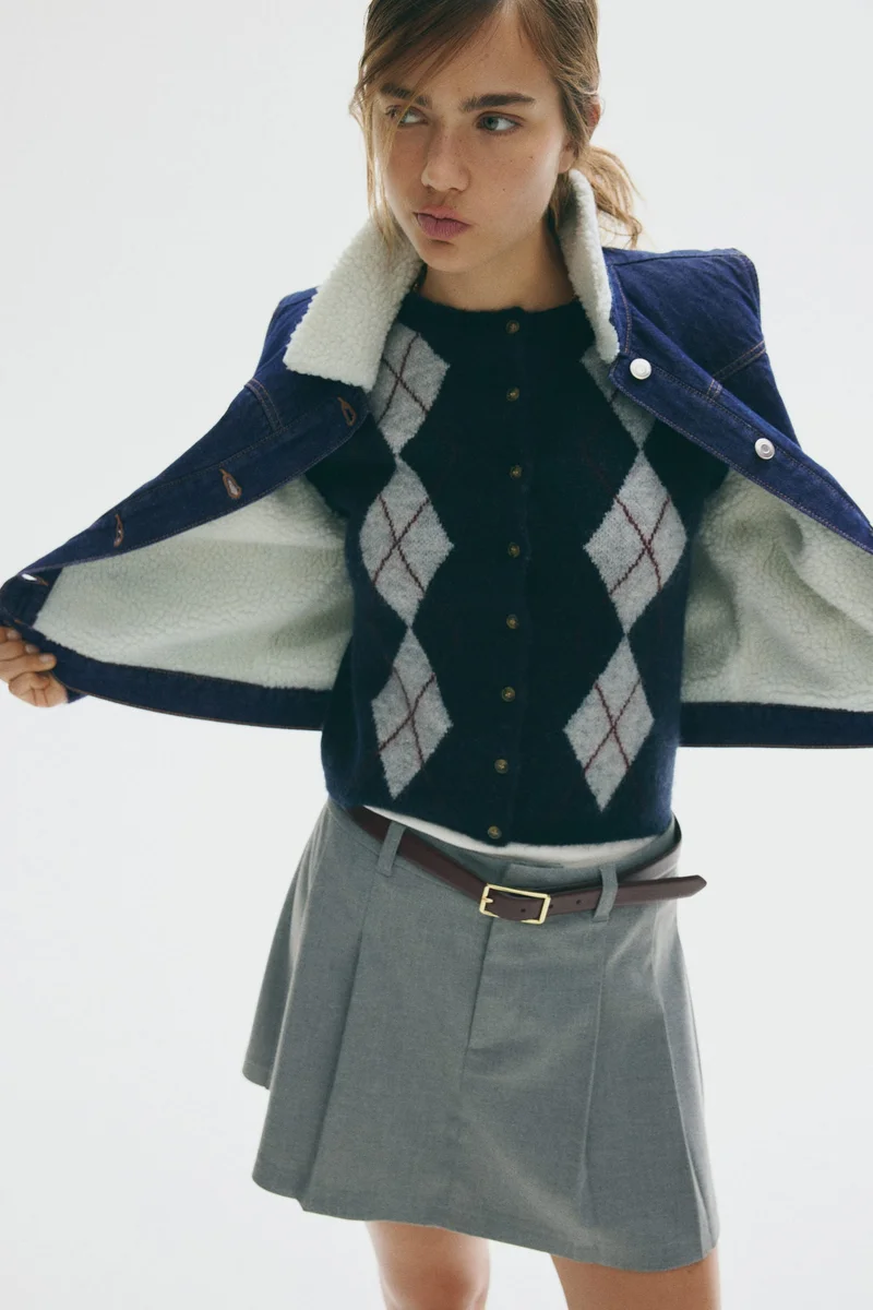 H&M Double-faced denim gilet