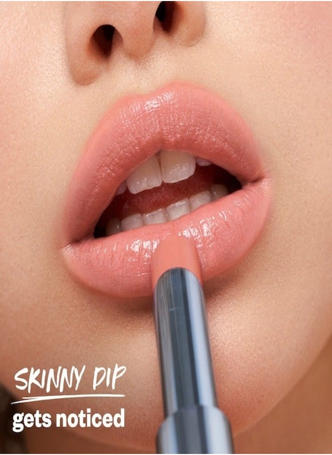 Kosas Kosas Wet Stick Moisturizing Shiny Sheer Lipstick with Ceramides Skinny Dip - cool baby pink 3g  - Image 2