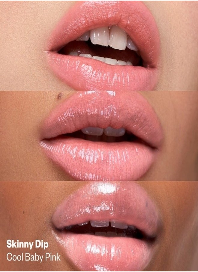 Kosas Kosas Wet Stick Moisturizing Shiny Sheer Lipstick with Ceramides Skinny Dip - cool baby pink 3g  - Image 3