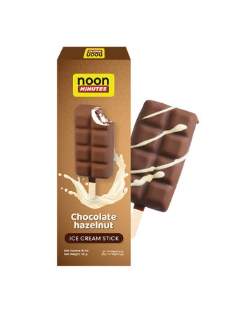 noon Minutes Chocolate Hazelnut Ice Cream Stick