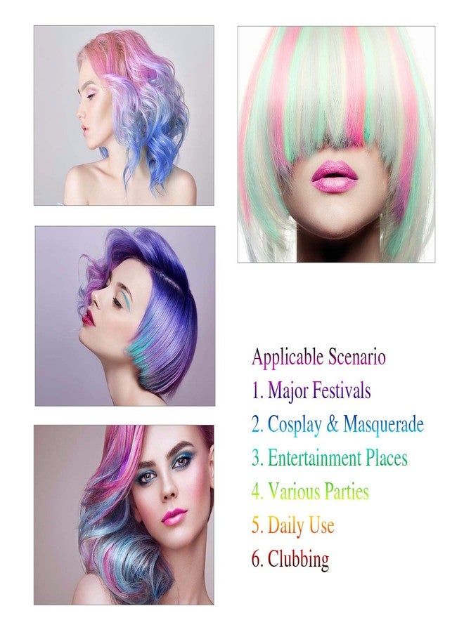 Magic Master Keratin Temporary Hair Color for Kids Blue, Hair Wax Color Dye for Dark Hair Instant Colored Hair Gel Hairstyle Wax Cream Mud Pomade 3.4 Oz Girl Gifts, Party, Cosplay & Halloween - Image 3