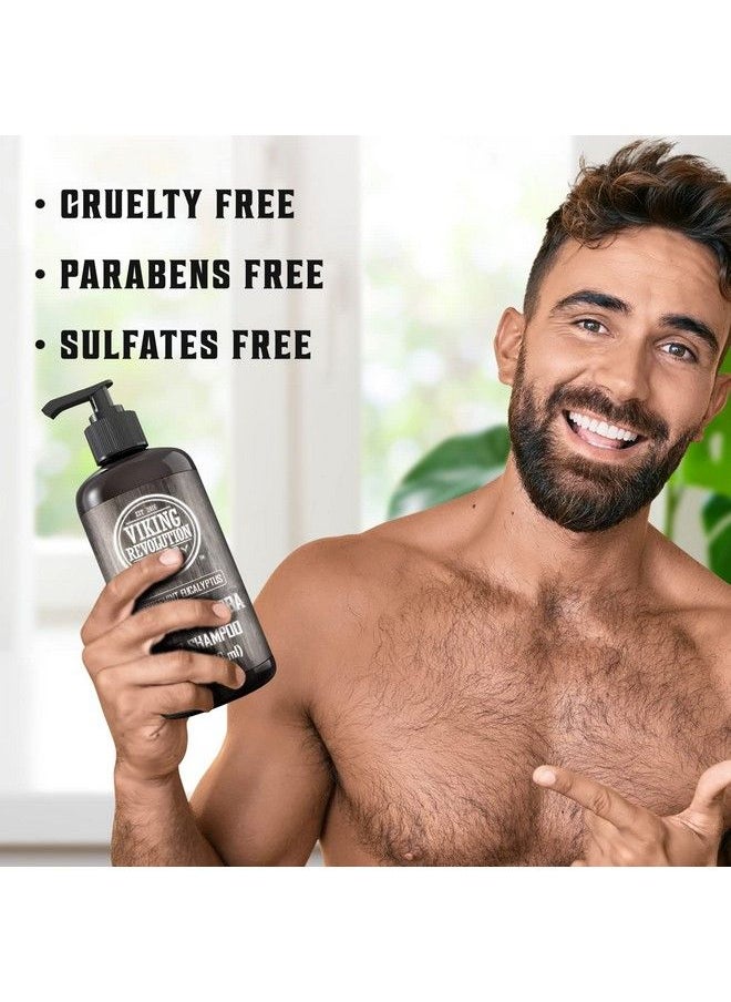 Viking Revolution - Biotin Mens Shampoo Eucalyptus And Peppermint Shampoo With Jojoba Oil And Mint Oil Hair Loss Shampoo For Men With Biotin Mens Shampoo For Thinning Hair (17 Oz) - Image 1