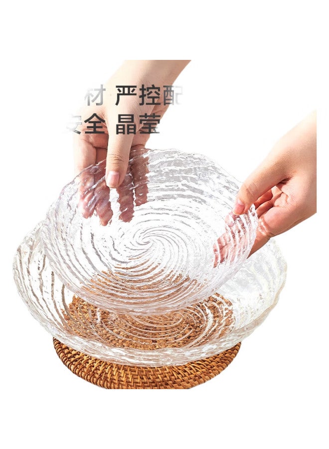 JD.com Jd Jingzao Fruit Bowl Fruit Dried Fruit Snack Dessert Candy Glass High-End Fruit Plate Salad Bowl 20Cm - Image 3