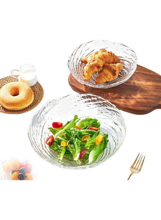 JD.com Jd Jingzao Fruit Bowl Fruit Dried Fruit Snack Dessert Candy Glass High-End Fruit Plate Salad Bowl 20Cm - Image 1