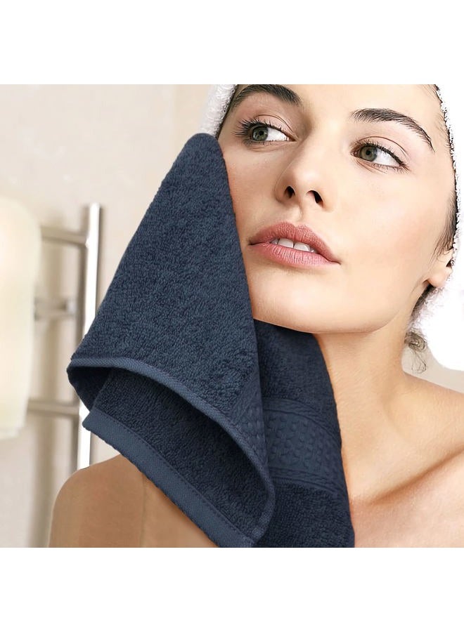 Cleanbear Extra Soft Wash Cloths Washcloths Set 6-Pack 13 x 13 Inches, Highly Absorbent Facecloths (Dark Gray) - Image 3