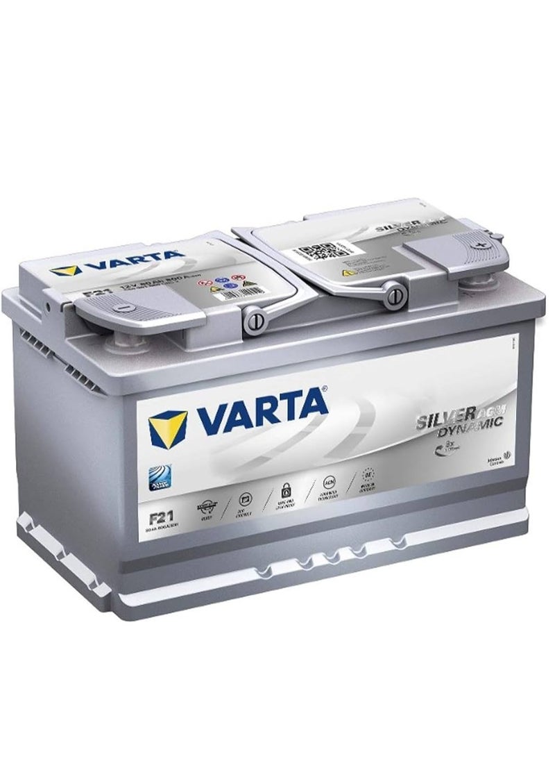 VARTA Varta Battery F21  80 Ah AGM 5809010 