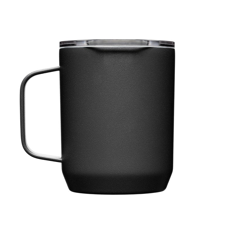 Camelbak Horizon 12Oz Camp Mug - Insulated Stainless Steel - Tri-Mode Lid - Black - Image 3
