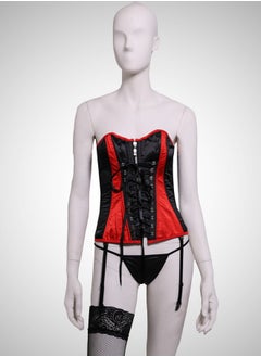 ovitio Black and Red Lingerie Set with Lace Details - Two Pieces  - Image 1