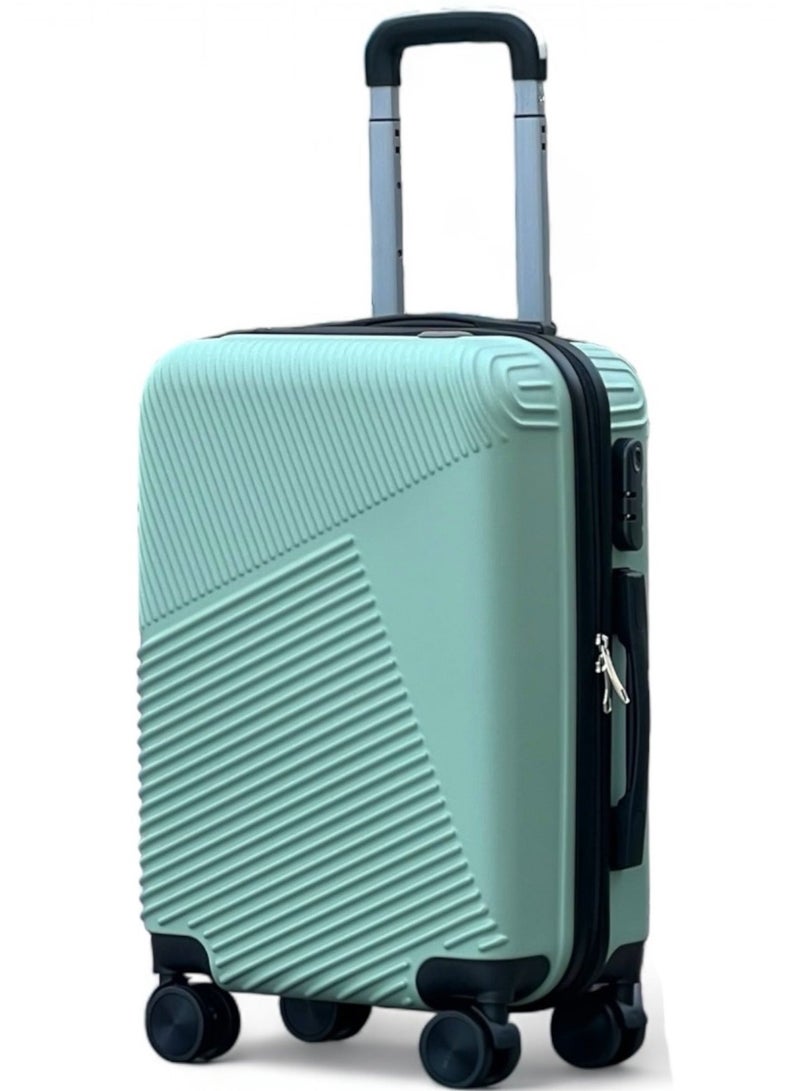 ZAAPPY Hard Shell Lightweight 20 Inch (7-10kg) Luggage, Smooth Wheels, Secured Locks - Image 1