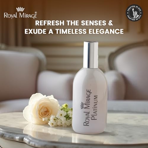 Royal Mirage Platinum Eau de Cologne | Long Lasting Perfume for Men & Women | Floral & Woody Fragrance | Bergamot, Jasmine & Sandalwood Notes | Unisex EDC | 120ml - Image 3