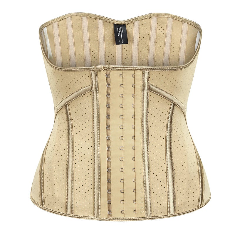 Bluejw Women's Latex Waist Trainer Plus Size Body Shaper Corset Waist Trimmer Girdle Hook Cincher Slimming Belt for Weight Loss Gym - Image 1