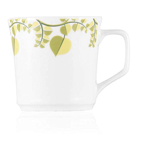UPC U.P.C. Bone China Set of 6 Tea/Coffee Mugs, Tea Cup/Mug Set, Microwave & Dishwasher Safe Coffee Cup Set, Tea Cup Set of 6 Bone-Ash Free-150ml. - Image 3