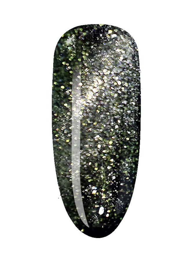 brunson Platinum Cat Eye Shiny Holographic 9D, Glitter Soak Off Gel Nail Polish BSM520 - Image 2