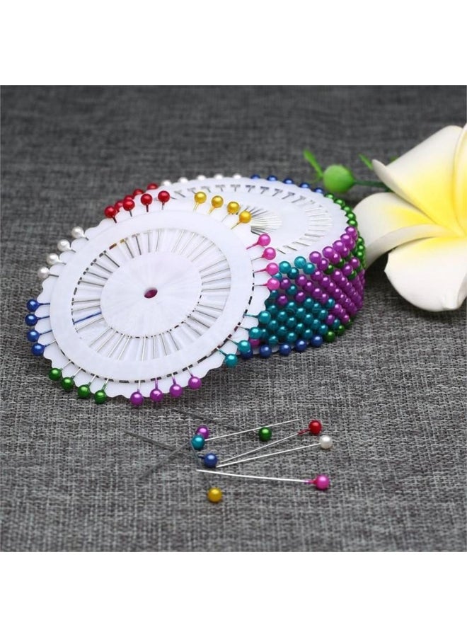 Generic 40/100Pcs/Pack Round Head Imitation Pearl Pins Stainless DIY Jewelry Findings  - Image 1