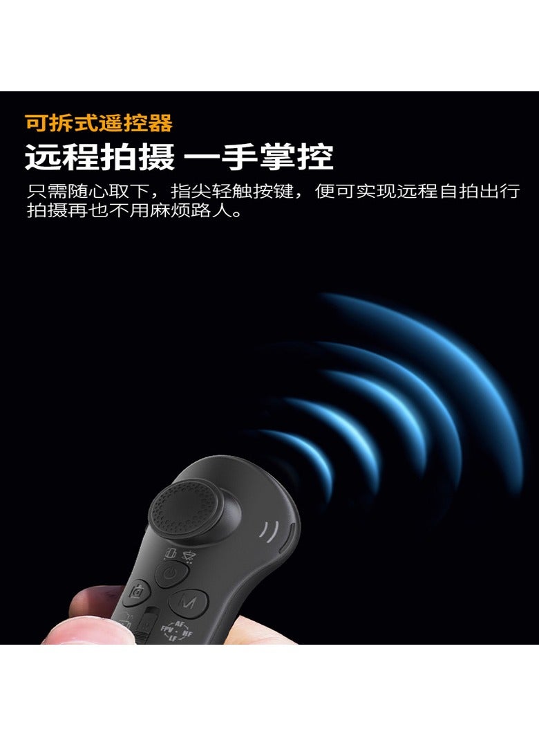 M3 phone stabilizer three-axis anti shake gimbal handheld shooting live AI face tracking with remote control selfie stick - Image 2