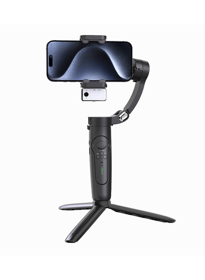 M3 phone stabilizer three-axis anti shake gimbal handheld shooting live AI face tracking with remote control selfie stick - Image 3