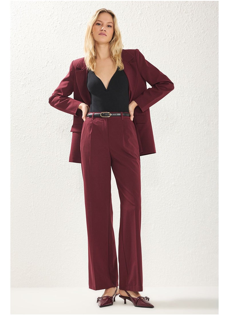 trendyol Belted Woven Blazer Jacket TWOAW25BC00017  - Image 2