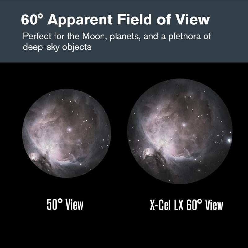 سلسترون عدسة مجهر Celestron X-Cel LX Series، قطر 1.25 بوصة، 5 مم، رقم المنتج: 93421، لون أسود - Image 2