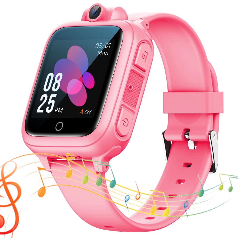 TEZILON Kids Smart watch for Girl Boy with 14 Puzzle Games MP3 Music Video Player Toddler watch Alarm Clock Camera Voice Video Recoder SD Card Calculator Stopwatch Timer watches Christmas Birthday gift - Image 1
