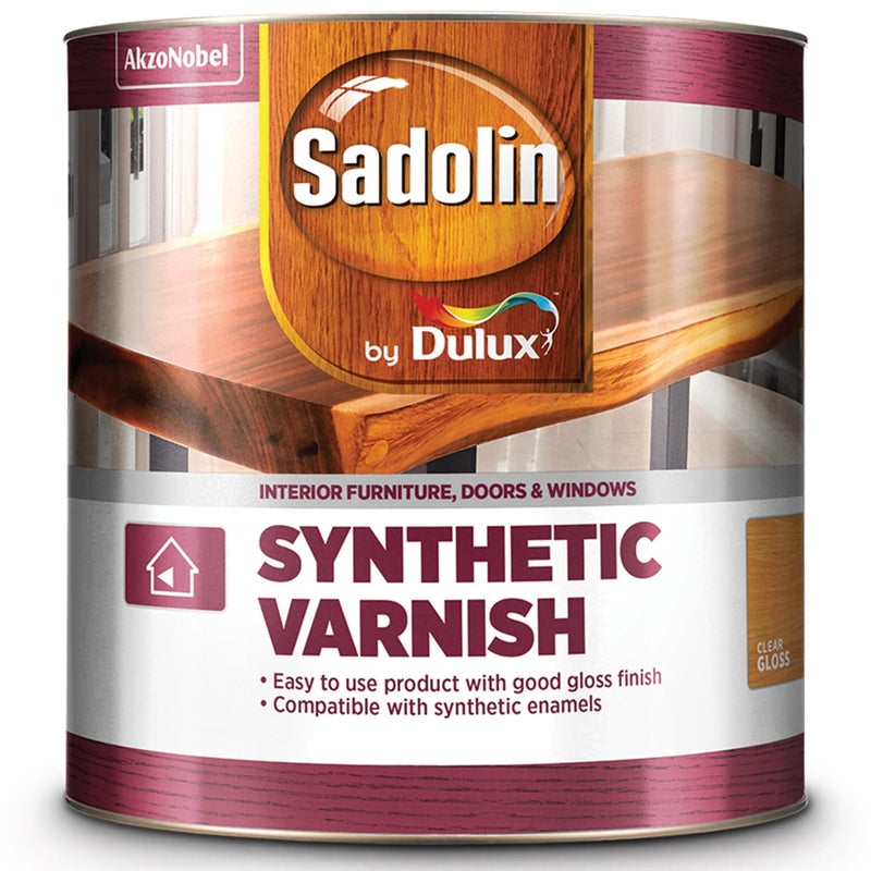 Dulux Sadolin by Dulux | Synthetic Varnish Wood Finish | Water resistant, all weather durable and long lasting | Wood Polish with excellent scratch, stain, and crack resistance, 4 Litres - Image 2