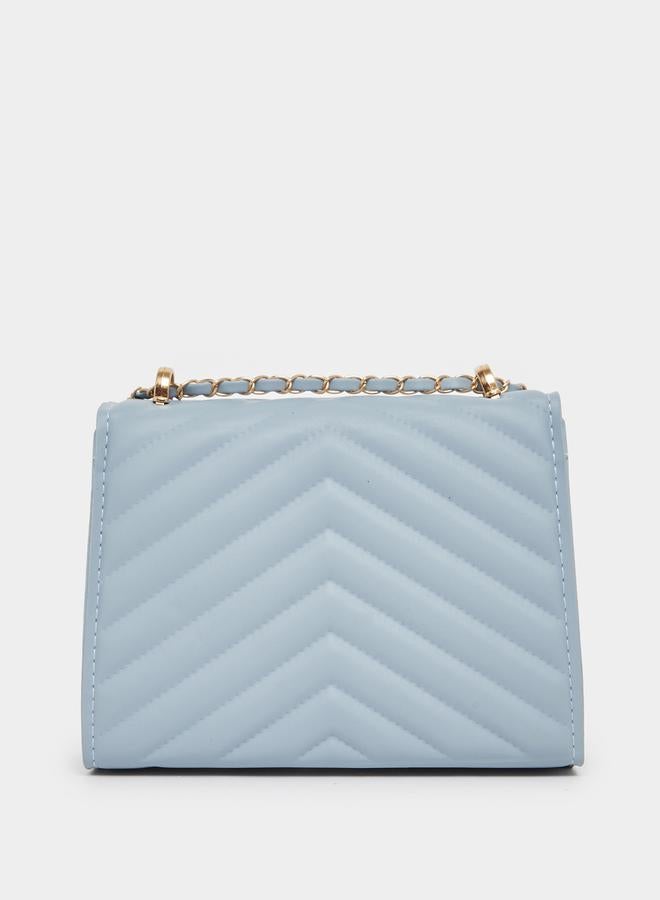 Styli Styli Quilted Crossbody Bag with Adjustable Chain Strap - Image 5