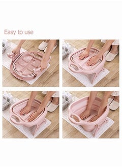 Youtrico Foldable Foot Pedicure Massager Spa Bath Tub with 4 Rollers  - Image 4