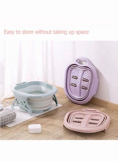 Youtrico Foldable Foot Pedicure Massager Spa Bath Tub with 4 Rollers  - Image 3