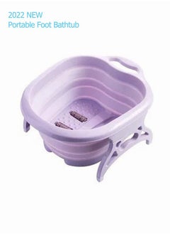 Youtrico Foldable Foot Pedicure Massager Spa Bath Tub with 4 Rollers  - Image 1