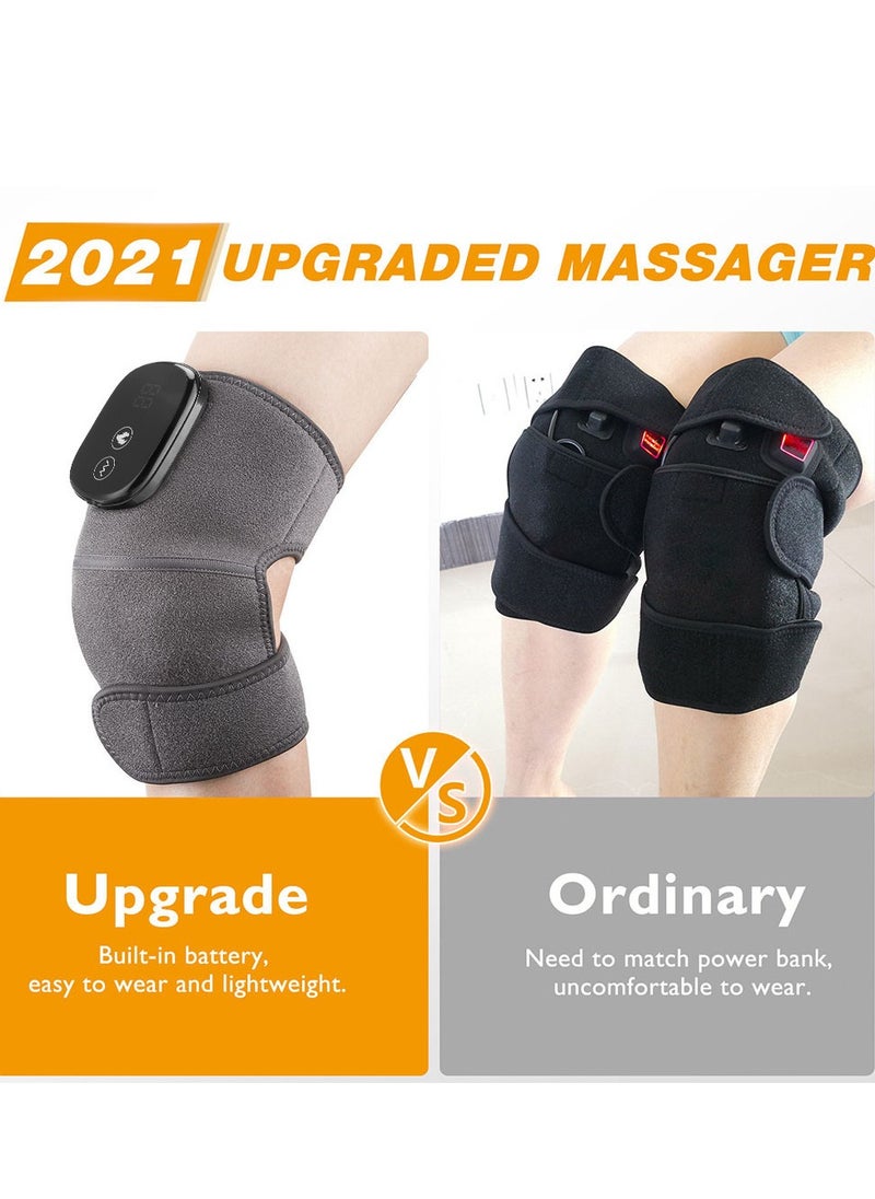 MissTiara Electric heating massage knee and shoulder pads, intelligent infrared therapeutic device, wireless heating, multi-level temperature adjustment  - Image 2