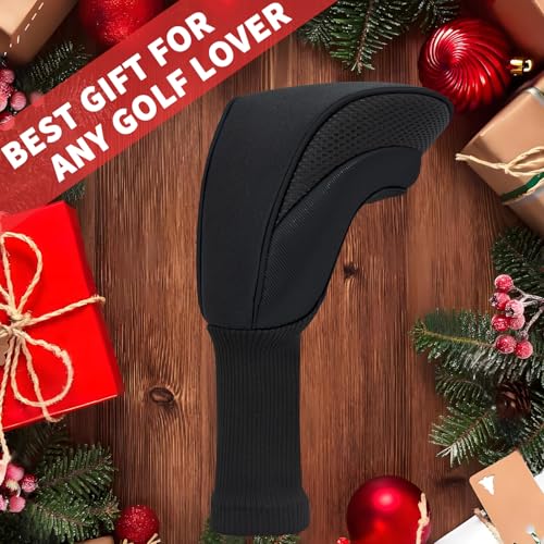 MEAHILESC Golf Club Head Covers for Fairway Woods Driver Hybrids 4 Pieces Long Neck Mesh Sports Fan Golf Club Headcovers Set with Interchangeable No Tags 3 4 5 6 7 X Golf Accessories for Men Women - Image 3