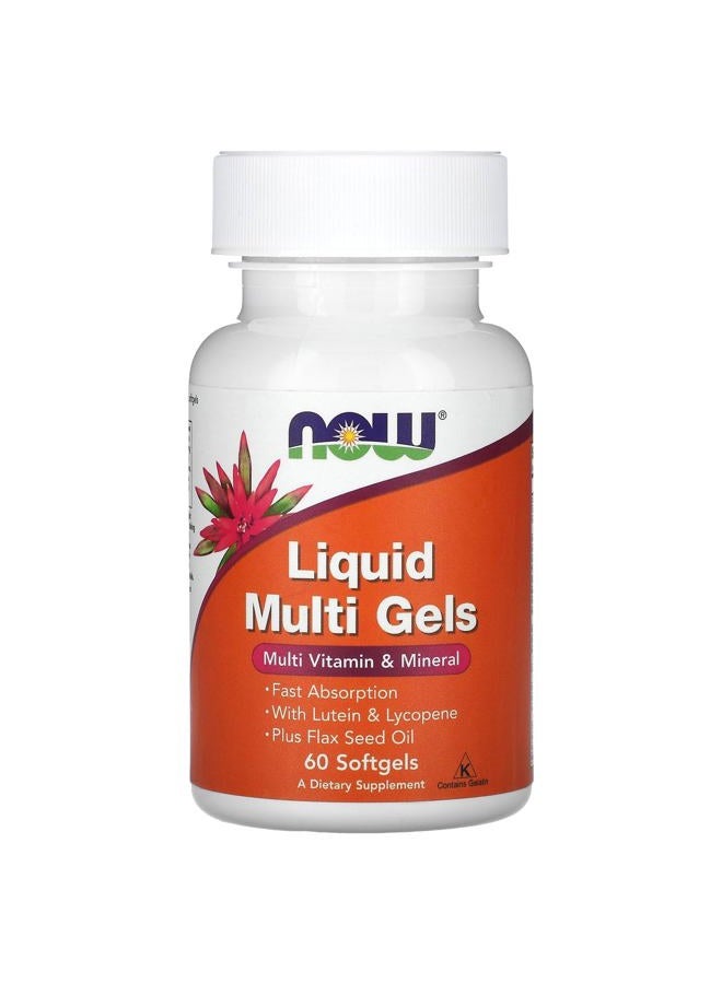 Now Foods Liquid Multi, 60 Sgels - Image 1